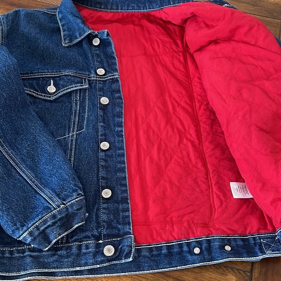 J Galt blue denim quilted jean jacket Tokio Japan size small - Picture 14 of 16